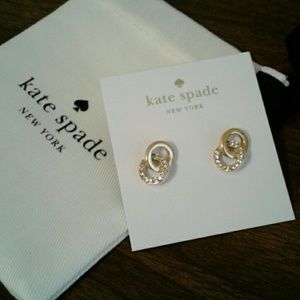 Kate Spade gold earrings